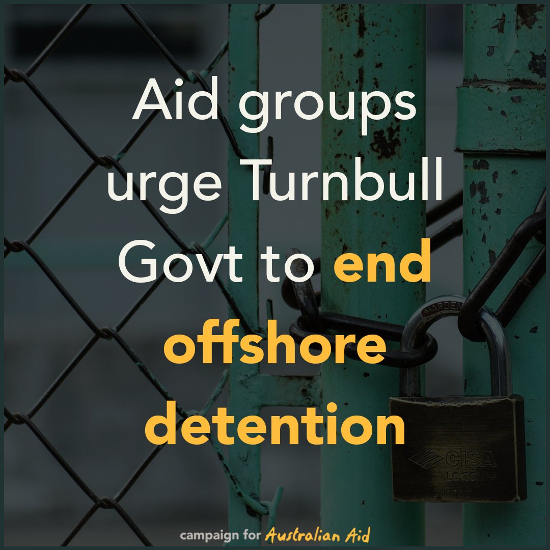 saferworld4all's tweet photo. Aid groups have urged the Government to cease this shameful period of our history. #Manus #Nauru #auspol #ACFID2017
https://t.co/OhwwmZV6ab https://t.co/pBhvm1MgmH