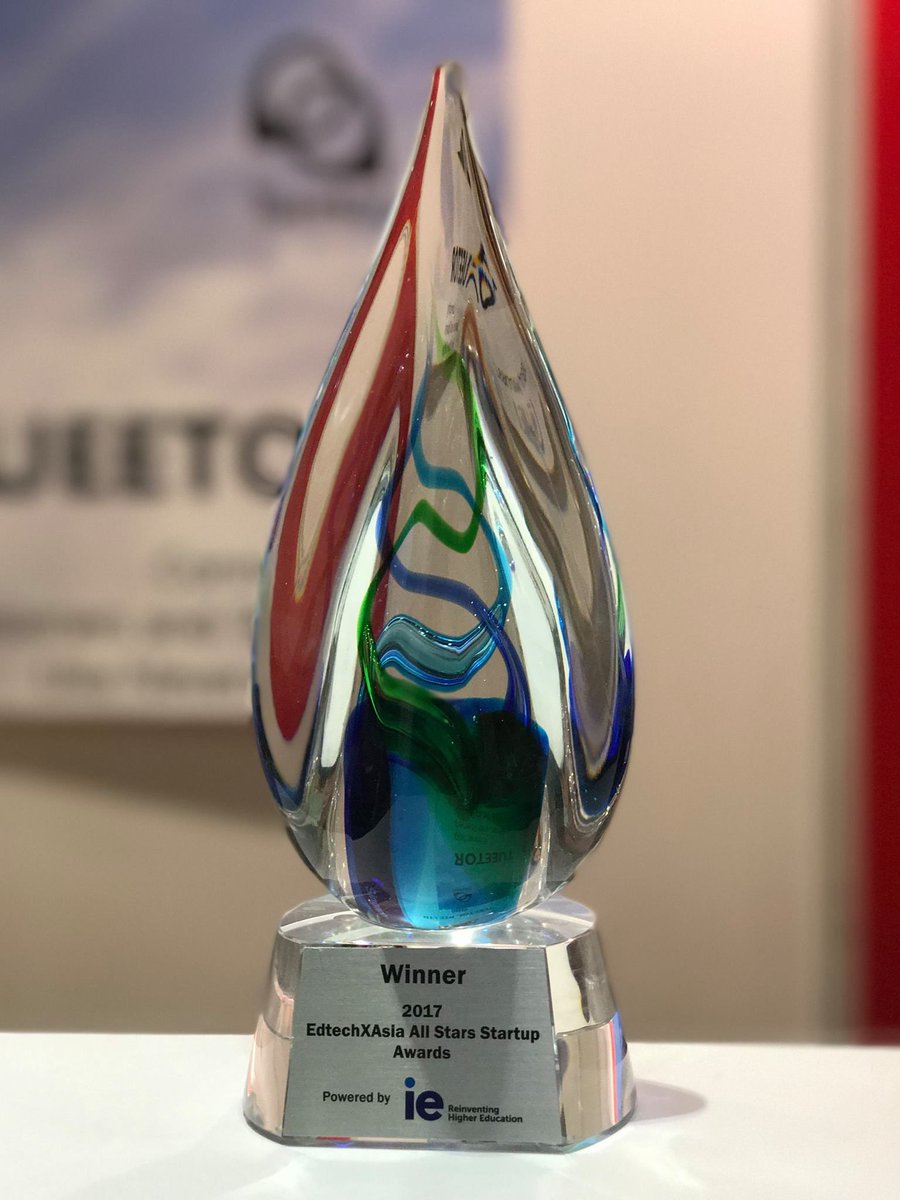 tueetor's tweet photo. Tueetor has won the #EdTechXAsia Startup Award! This recognition would not be possible without the support of our partners, our crew, our Tueeties, and most importantly, you. Thank you #EdTechXAsia! https://t.co/qMfbyJx1et