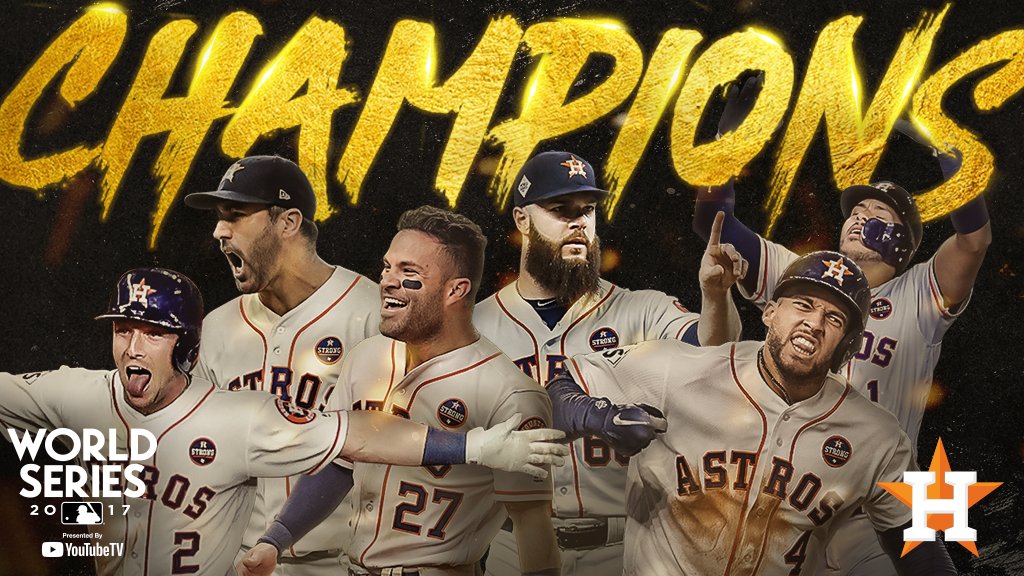 MLB on X: #CHAMPS The @Astros win their first #WorldSeries in