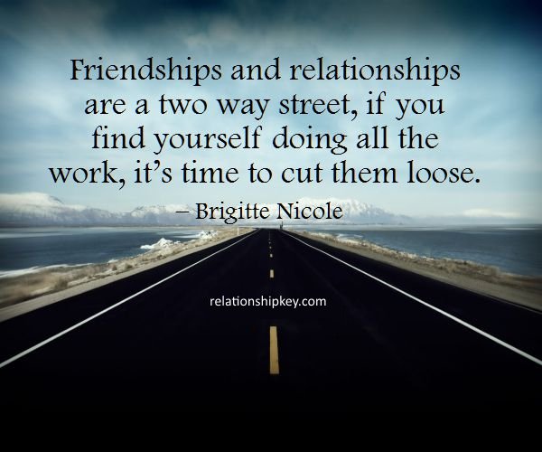 relationskey's tweet image. Relationships are two way street.
#love #relationship #friendship