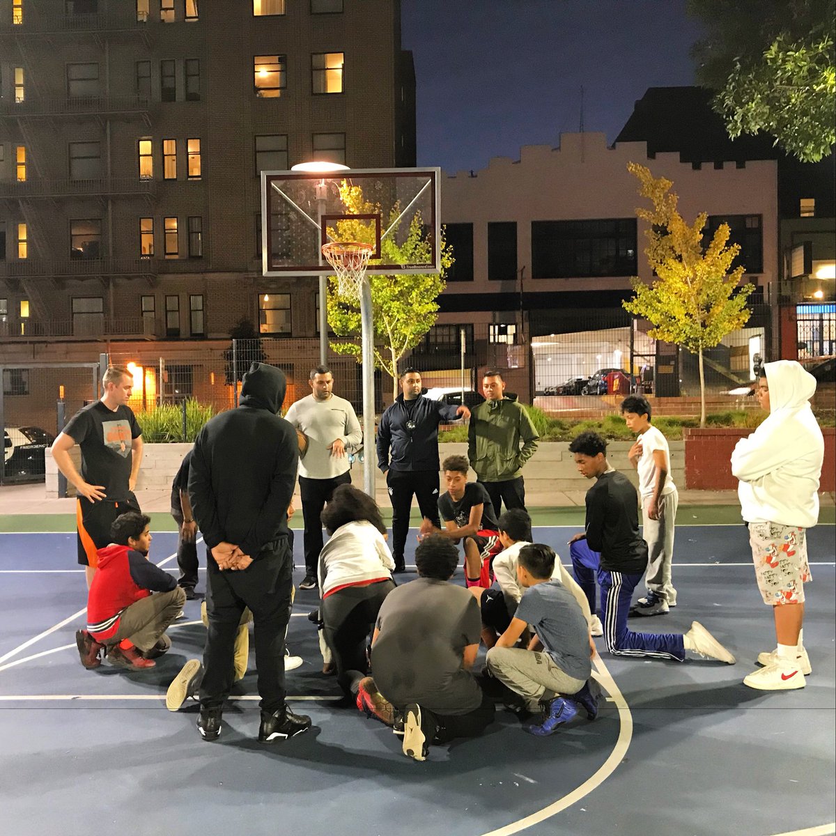 Cops and basketball, getting prepared for the beyond the badge basketball tournament Nov 17th at the Kroc center!