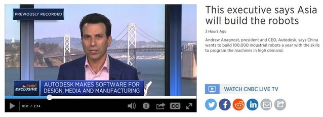 RW2002's tweet photo. Andrew Anagnost, CEO of Autodesk: "Automation will create scarce skills, not scarce jobs." https://t.co/MMFFnSlIWn https://t.co/oXiiDCHMGM