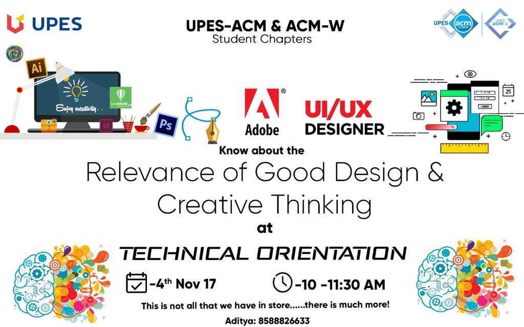 upes_acmw's tweet photo. Your attention please. 
The technical orientation will be conducted on 4th Nov. Please take caution and proceed to the event. https://t.co/Hn2diibW2a