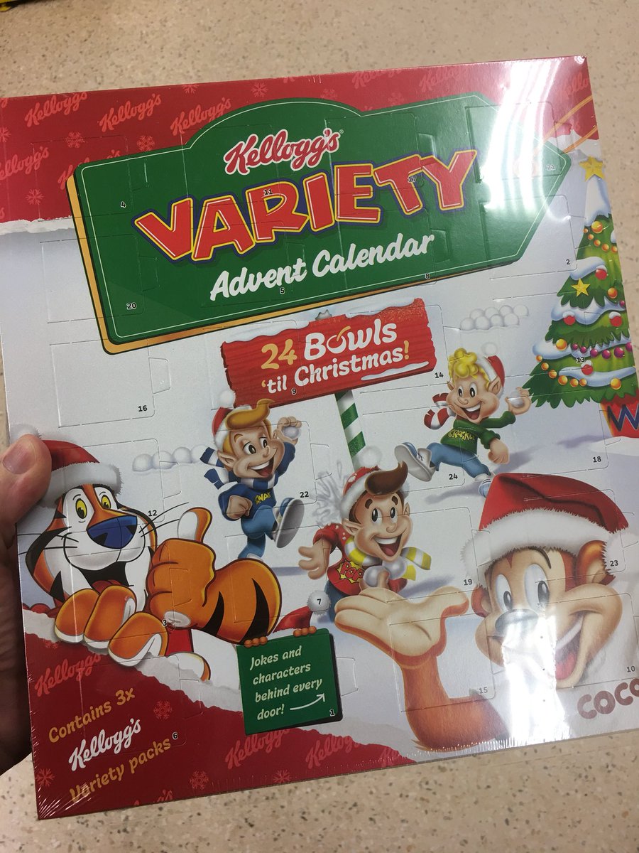 neilbanks1974's tweet image. Cereal Advent Calendar!!!! 🤔🤔🤔 #reallydad