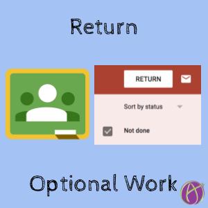 alicekeeler's tweet photo. Google Classroom: Returning Optional Work https://t.co/EEWukwDJpC #GoogleEDU https://t.co/wVYcv6hTDH