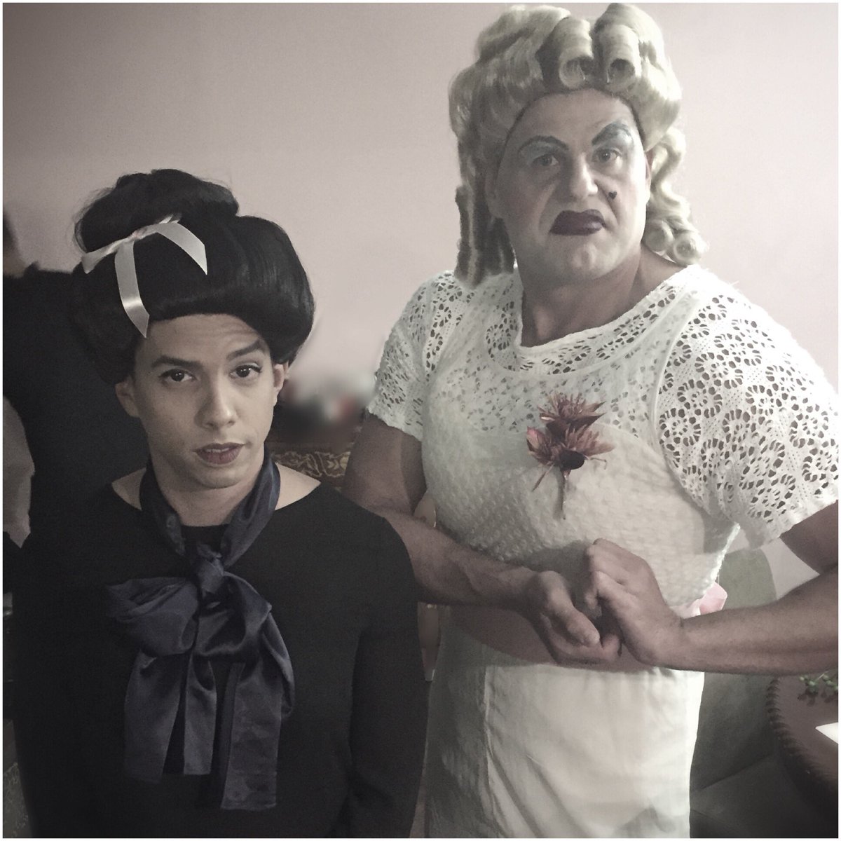 Antonior20's tweet photo. Late post from #halloween on #wiltonmanors with @JesusEMolina Loved our interpretation of the classic What Ever Happened to Baby Jane. https://t.co/bzdFr4aA1g