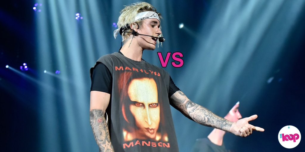 TheLoopAu's tweet photo. Your boy Biebs needs some help! @marilynmanson is DOMINATING this Loop Off!
#LoopOffBieber v #LoopOffManson
The most hashtags wins! https://t.co/YorfVFapmk