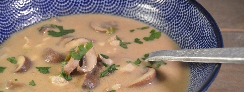Deborahvdpol's tweet photo. Tom Kha Kai oftewel Thaise kokossoep met kip: I LOVE IT! #recept #tomkhakai #soep https://t.co/P3gSVc0gOP https://t.co/5wgVXkC5wX