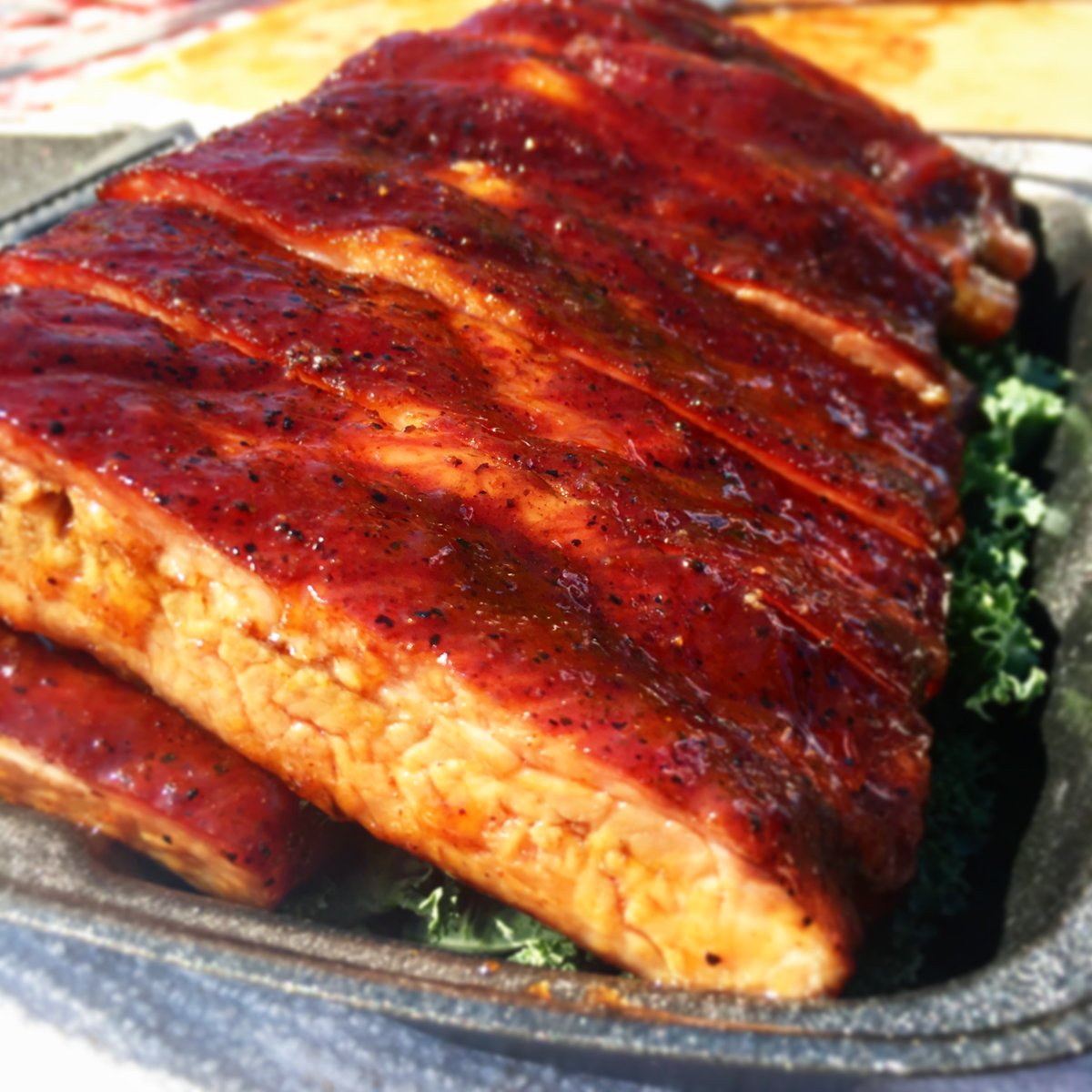 Some Beautiful #compartduroc Ribs!