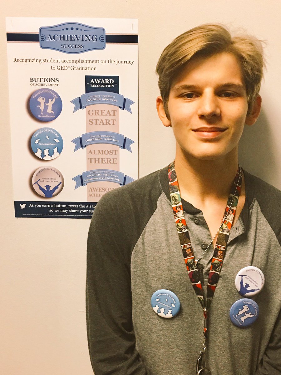 ged_southeasten's tweet photo. Tristan #finshedfour #mettercenter @GeorgiaGED https://t.co/Tm911pObIg