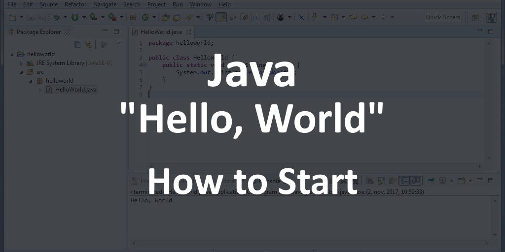Java Hello World – How to Run studiofreya.com/java/java-hell… #java #java9 #Programming #HelloWorld #CodeNewbie #Eclipse