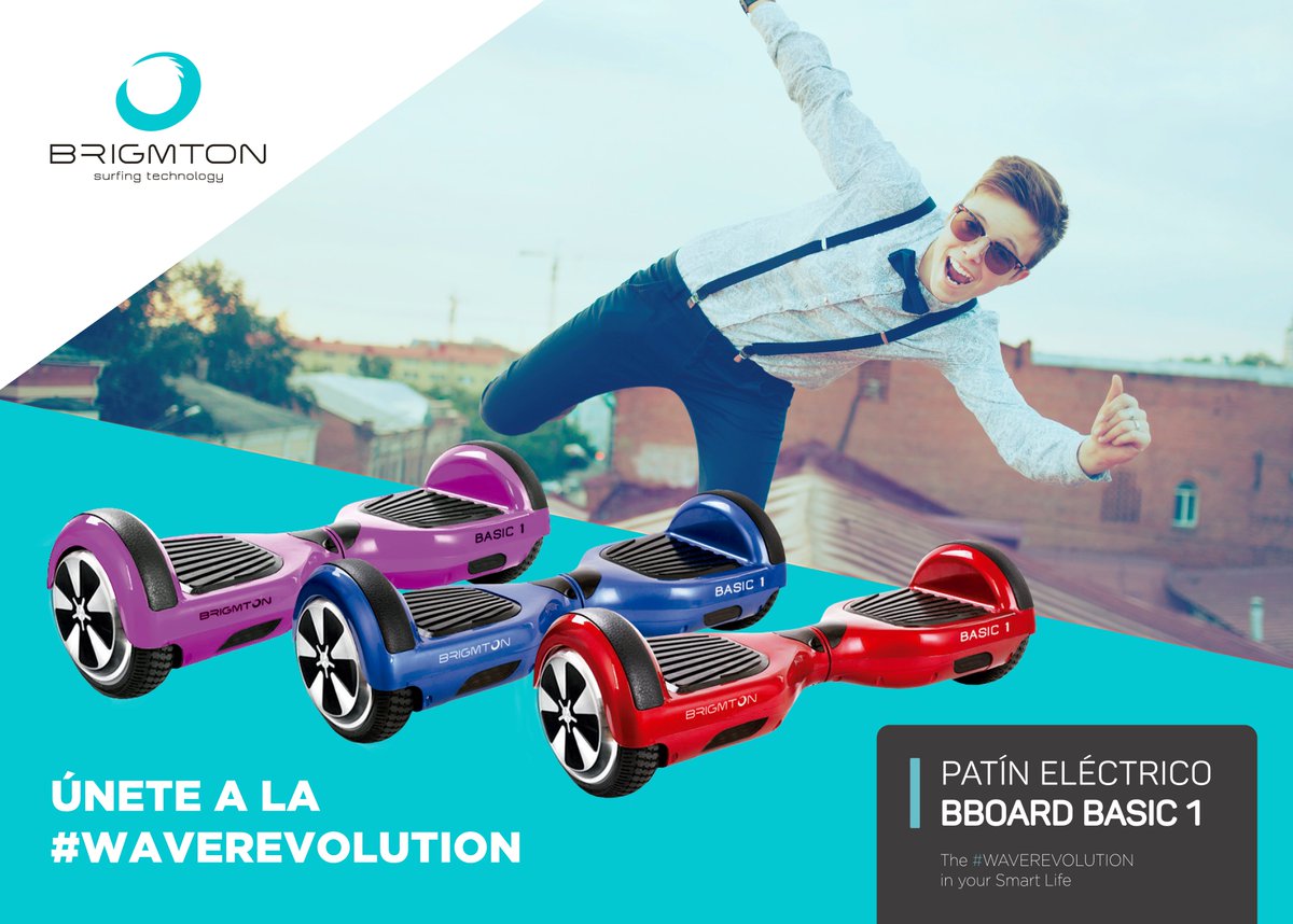 BRIGMTON's tweet photo. ÚNETE A LA #WAVEREVOLUTION de @BRIGMTON con el nuevo modelo de patín eléctrico #BBOARDBASIC1 disponible en 3 colores! https://t.co/egqqVqUOnn