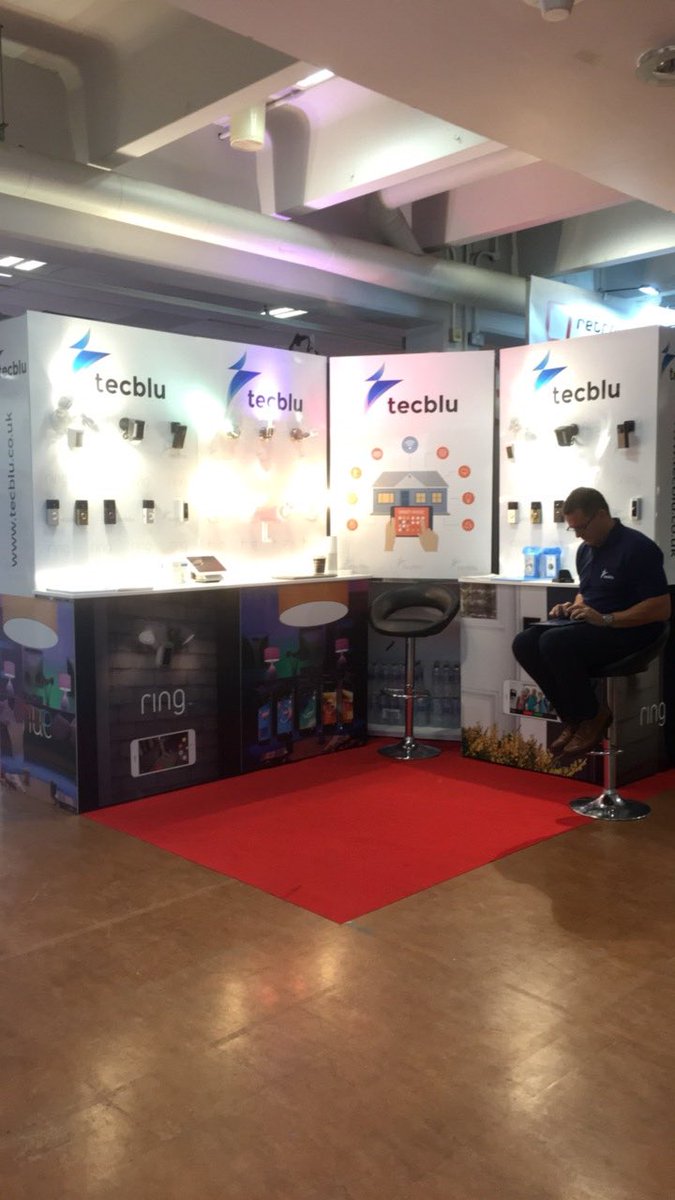 tecblu_uk's tweet photo. Exhibiting at #Elexshow 2017! Come and see us stand M7 #tecblu #ring #alwayshome #philips #hue #huelighting https://t.co/IGy12Nn6HF