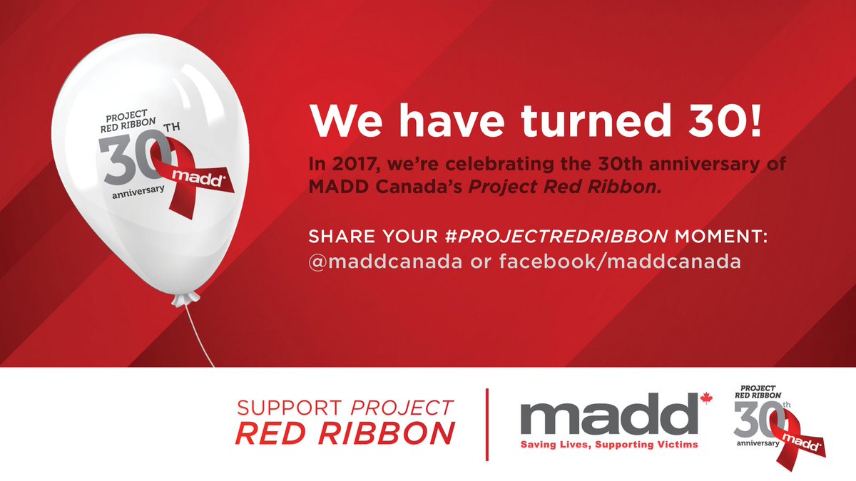 maddcanada's tweet image. 30 years strong with @AllstateCanada #projectredribbon