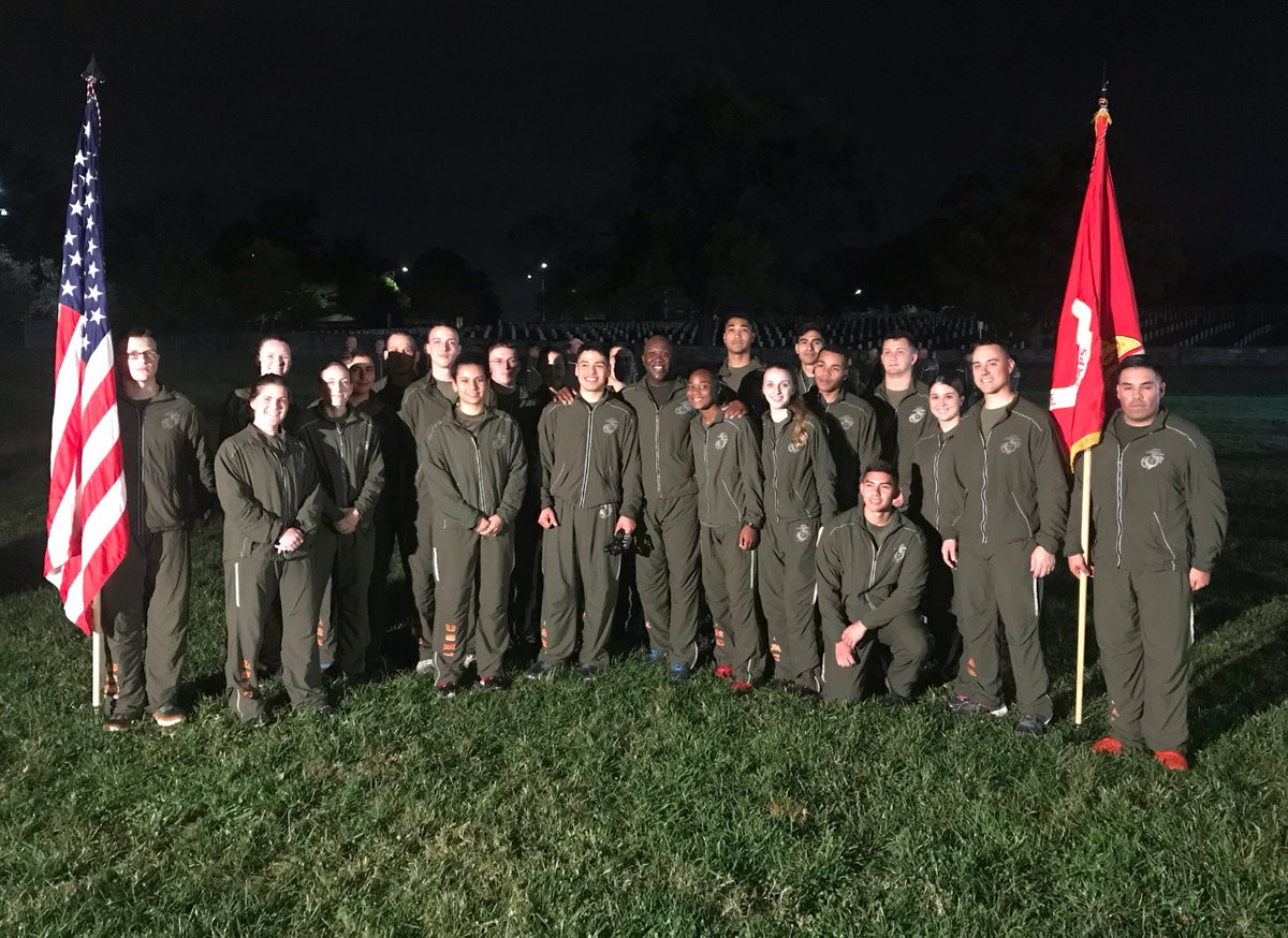 SeBurnz's tweet photo. @USMC Birthday Run! Excellent speech by @GenRobertNeller this morning about what sets us apart as Marines. #motivate #ComStrat https://t.co/nxqDEaQnA1