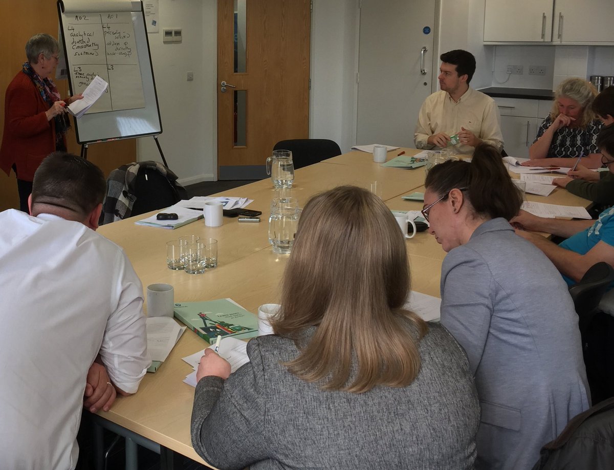 UnitedHistory1's tweet photo. Exam marking training @Edexcel #historyteachers #brainshurting #markschemes @UnitedLearning https://t.co/TzjpR3I5Au