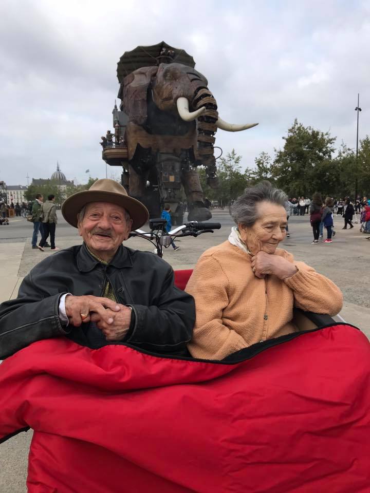 Balade incroyable à Nantes, Nicolas, le pilote de la balade est au anges !