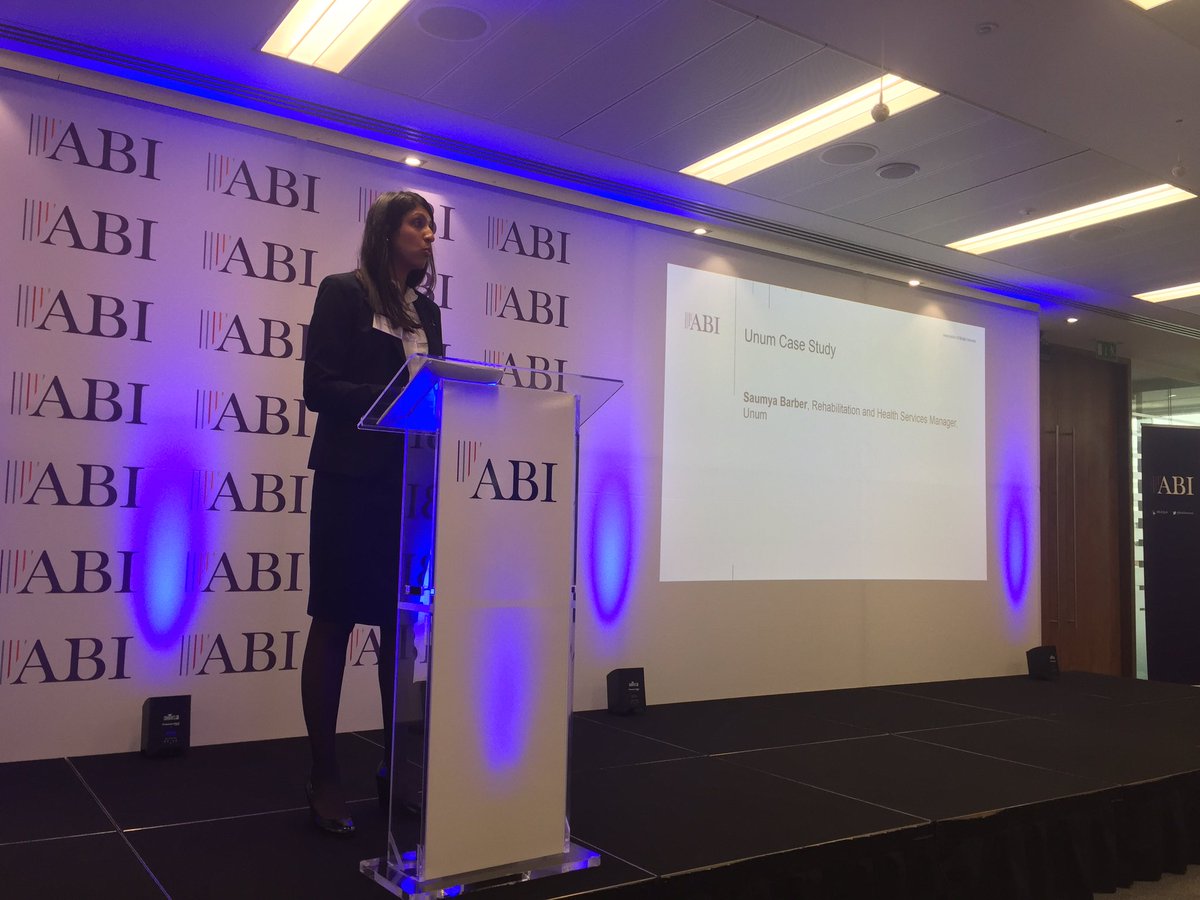 The_ABI_UK's tweet photo. .@AskUnum Rehab &amp; Health services mgr Saumya Barber discusses how GIP keeps more people in the workforce thru wellbeing plans #ABIMind https://t.co/kamRaxrrMY