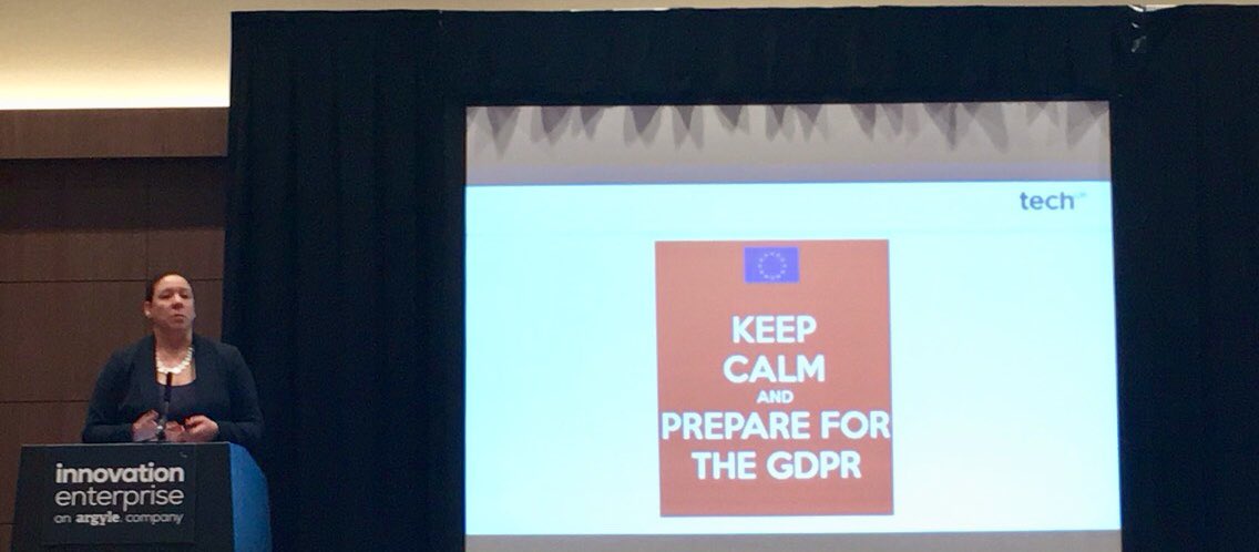 Choukria's tweet photo. #CDOLondon17 keep calm &amp; prepare for The GDPR with Sue Daley https://t.co/IwMN0TwpsE