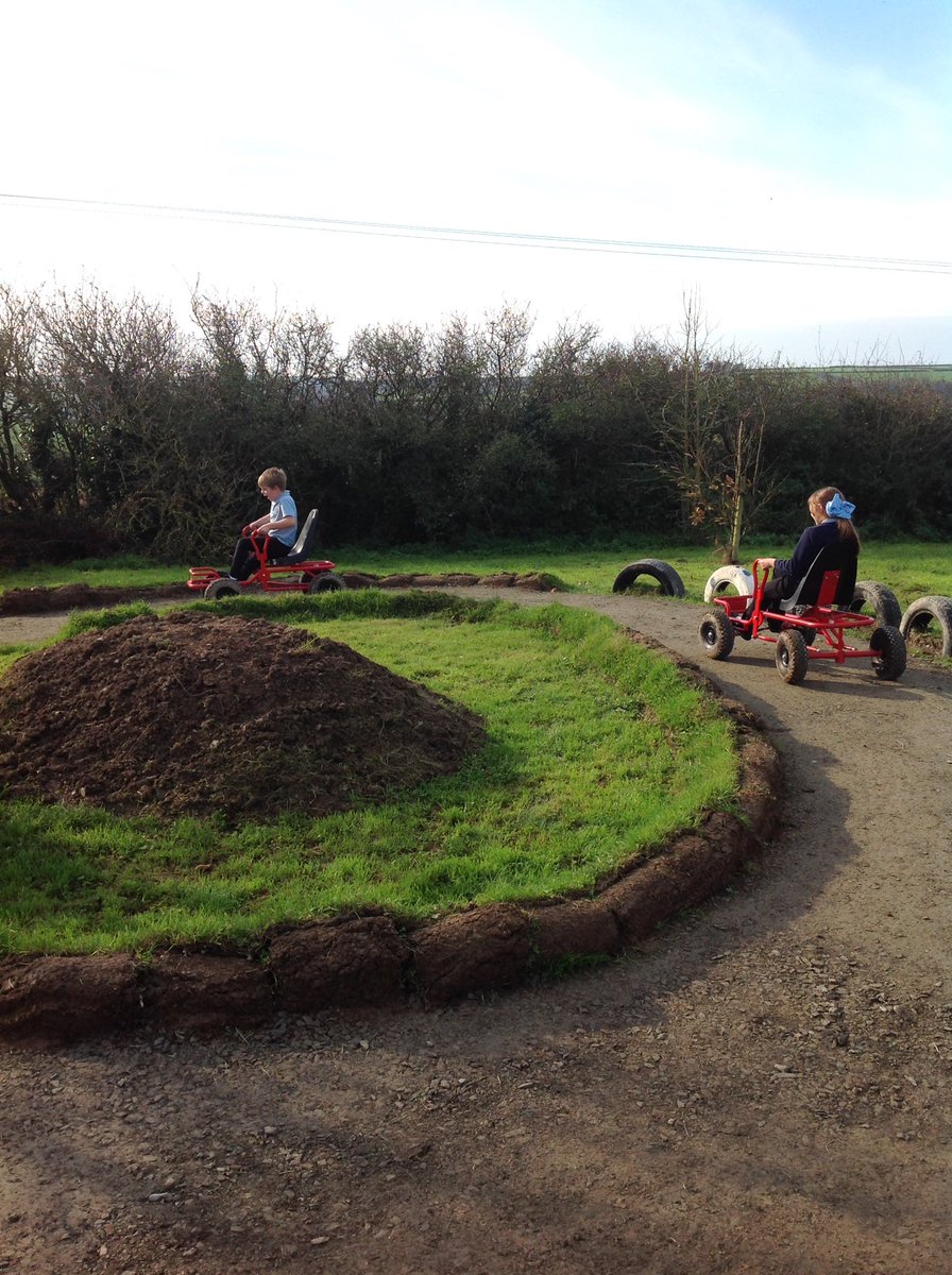 StIsseySchool's tweet photo. A big surprise for the children, the newly installed go-kart track is a huge hit already. #stisseyrocks https://t.co/l24Yhd5SPi