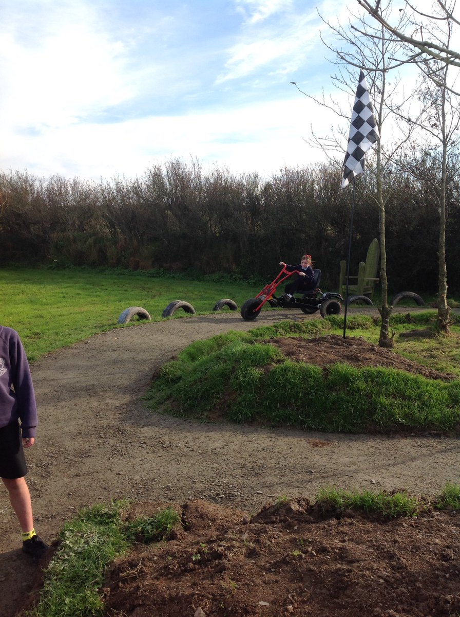StIsseySchool's tweet photo. A big surprise for the children, the newly installed go-kart track is a huge hit already. #stisseyrocks https://t.co/l24Yhd5SPi