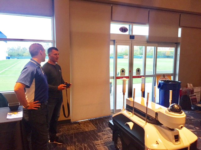 AliceDi's tweet image. From one legendary #4 to another, thank you @Colts K @AdamVinatieri for stopping by to sign a few autographs &amp;amp; meet #SharpINTELLOS! #Colts