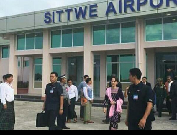Aung San Su Kyi (AUNG SAN BLOOD)  go Sittwe&amp;Maungdaw#Meet Bengli#
Myanmar UEHRD#Today