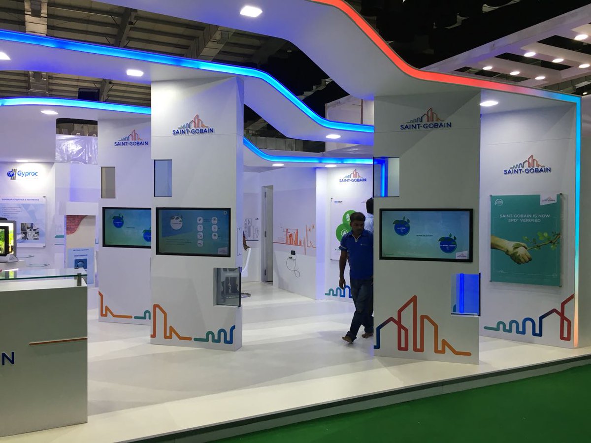 saint_gobain_in's tweet photo. A glimpse into our stall at #GreenBuild17. Stay tuned for more pictures!
#WellbeingAtGreenbuild
#GlassFuture https://t.co/JHUUp0lMlh