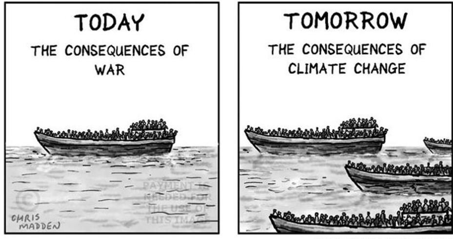 tveitdal's tweet photo. Climate change 'will create world's biggest refugee crisis' https://t.co/vdbwdAaDul https://t.co/6cSYgFUyW8