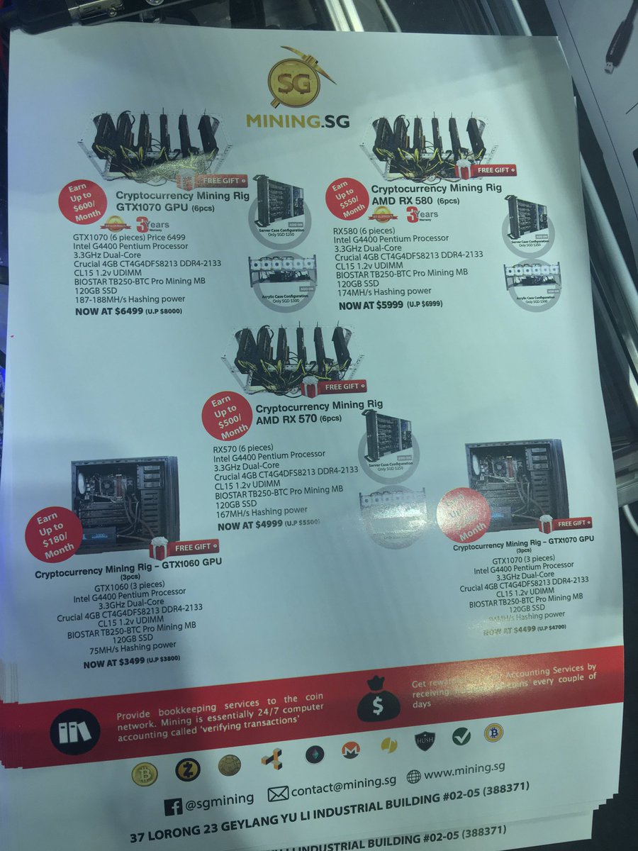 hardwarezone's tweet photo. Is cryptocurrency mining even viable in SG? 🤔🤔🤔 there's a booth for it at CEF anyway! #cef2017 https://t.co/1dRZyx6Ylk