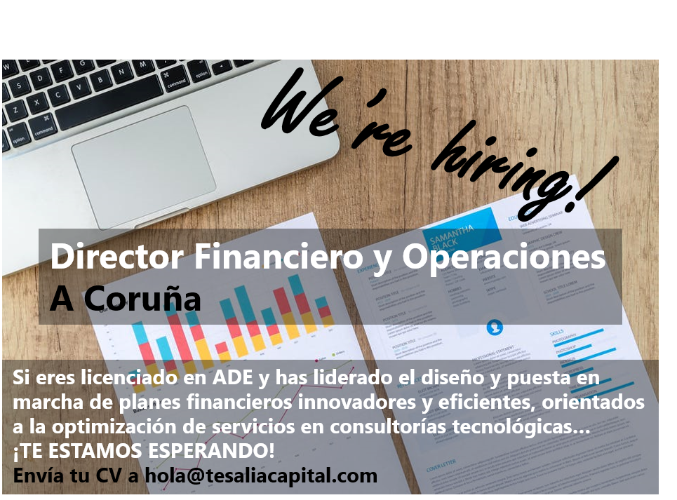 Emetel (@emetel) on Twitter photo Director Financiero. Licenciado en ADE , diseño y puesta en marcha de planes financieros. Escríbenos a hola@tesaliacapital.com
#empleo Director Financiero. Licenciado en ADE , diseño y puesta en marcha de planes financieros. Escríbenos a hola@tesaliacapital.com
#empleo