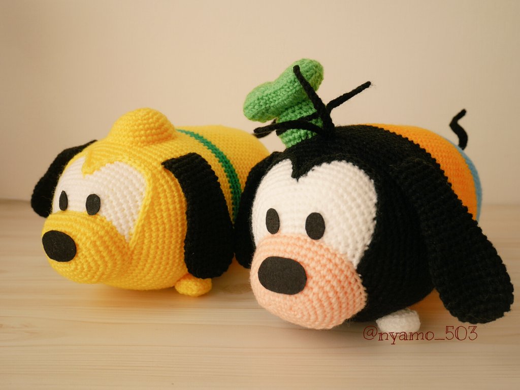 にゃも ビッグミッキー ミニーちゃんに続きビッググーフィーとビッグプルート出来ました 先々週には完成してたんだ 写真撮ってなかったー 次は誰作ろうかな W 編むの楽しい それと ツムツム あみぐるみ のミッキーとプルート作れてない O にゃも ビッグミッキー ミニーちゃんに続きビッググーフィーとビッグプルート出来ました 先々週には完成してたんだ 写真撮ってなかったー 次は誰作ろうかな W 編むの楽しい それと ツムツム あみぐるみ のミッキーとプルート作れてない O