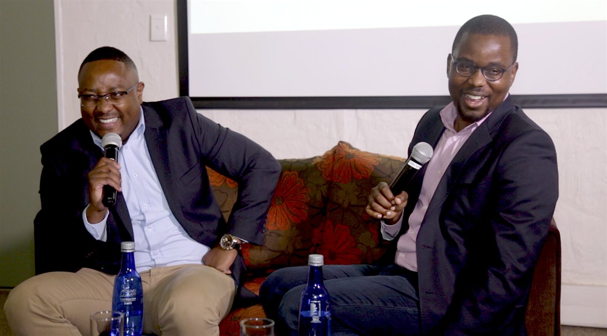 Most inspiring and influential Entrepreneurs ever <a href="/musakalenga/">Musa Kalenga</a> and <a href="/MasukuAndile/">Andile Masuku</a> #Ladders&amp;Trampolines book Launch