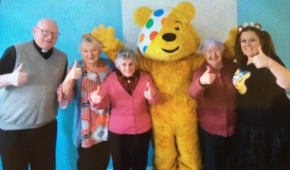 teilos_cwtch's tweet photo. Making dreams come true, 2 happy ladies who have always wanted to meet Pudsey Bear #CiN #ingenerationalwork #smile #memories https://t.co/ofzK4IeTnd