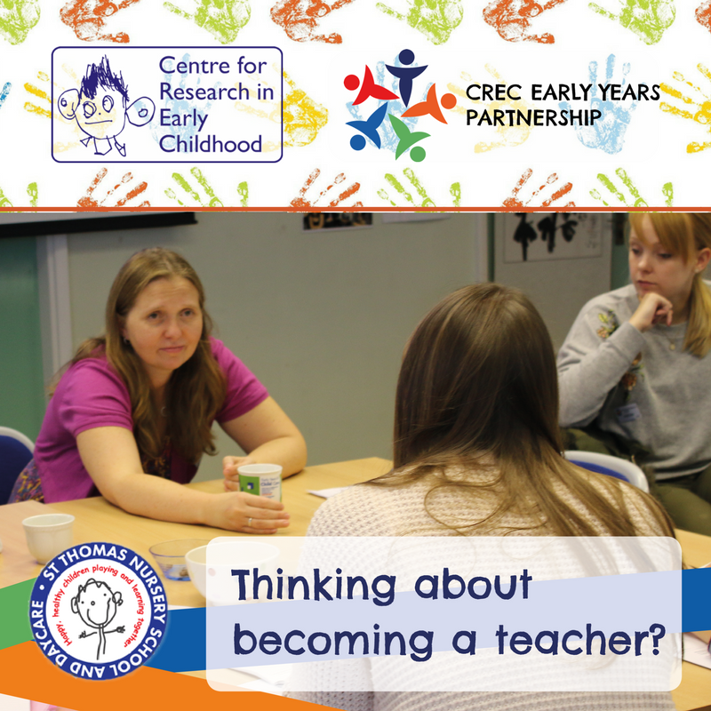 _CREC's tweet photo. Thinking about becoming an #earlyyears #teacher? Find out more about our #schooldirect #teachertraining programme 👉🏼 https://t.co/P5vogOCZFN https://t.co/I25ALGegNG