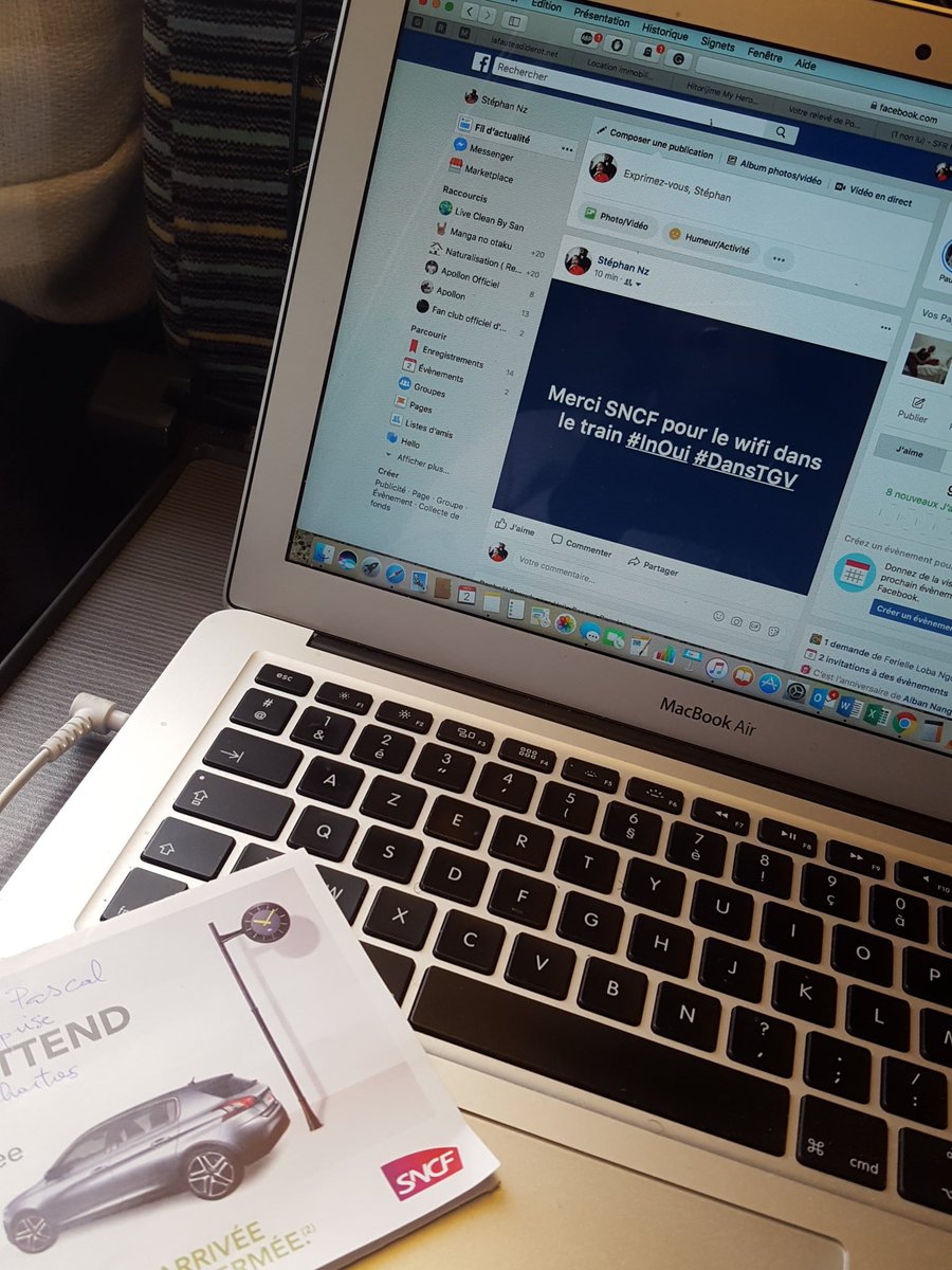 SA_ManGanZ's tweet photo. Merci #sncf pour le wifi dans le train #InOui #DansleTGV @DansLeTGV https://t.co/WG2BCEy6FK