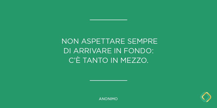 Vivi ogni singolo momento e lasciati meravigliare anche dalle più piccole cose.