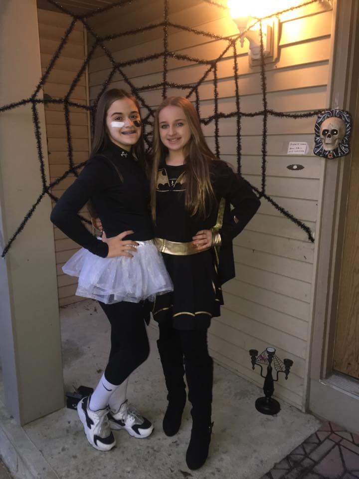 Happy Halloween. ...Bella was bat girl