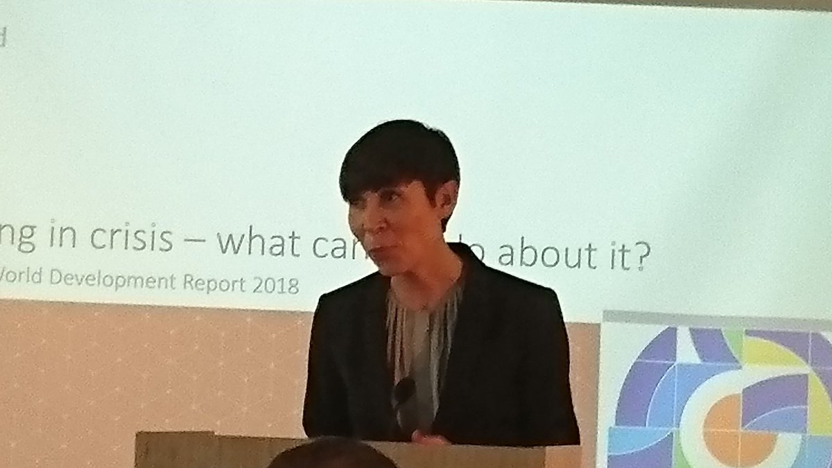 FredHaaberg's tweet photo. By giving girls education we give them the power to shape their own future - Ine Marie Eriksen Søreide @NorwayMFA at Norad today https://t.co/RTP3l9t6uM