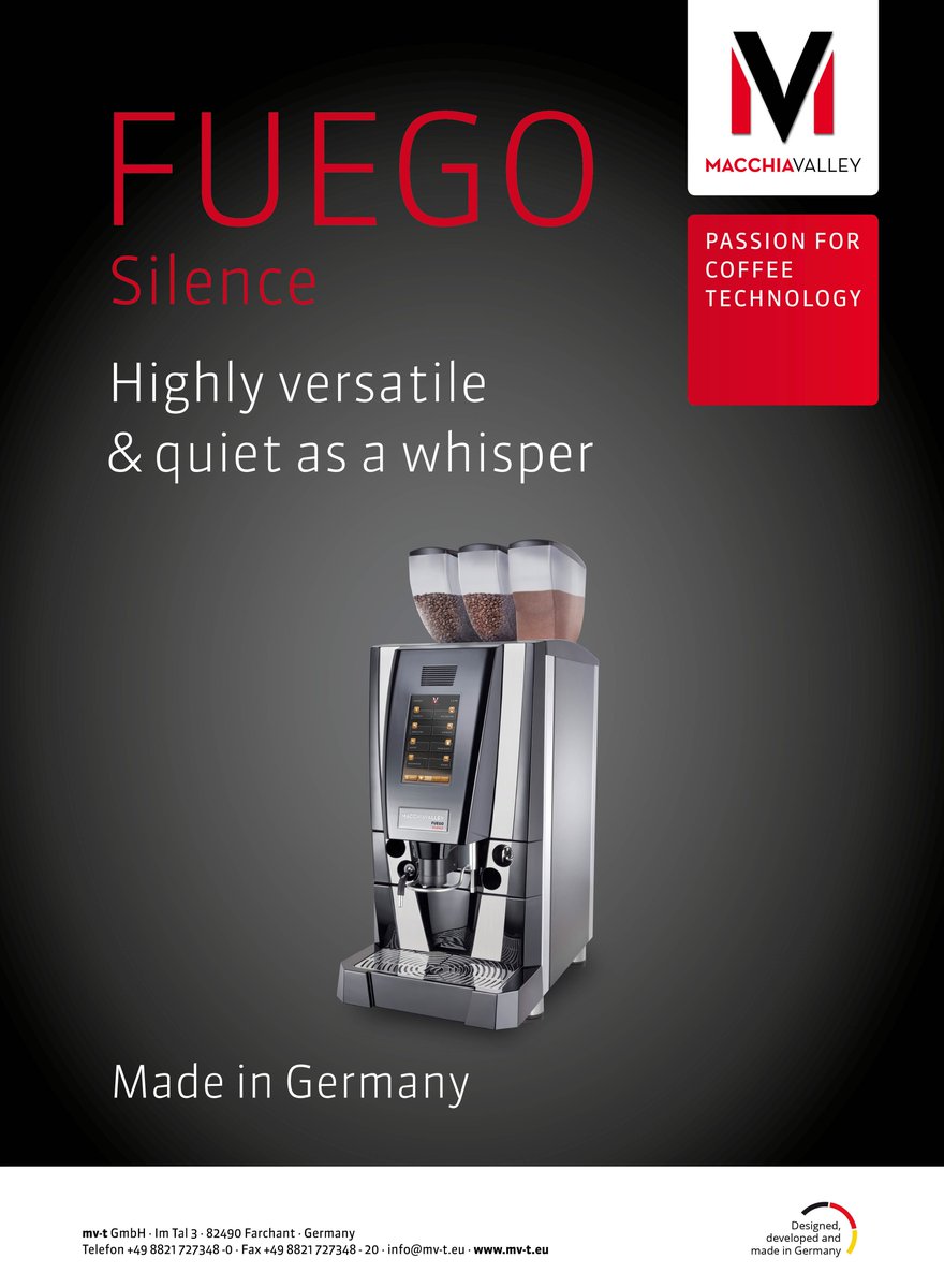 Super Silent, Super Fast beverage dispense, superior in cup quality, unique energy efficiency, fresh milk &amp; coffee. #350cupspd #tgtbt #mi🇩🇪