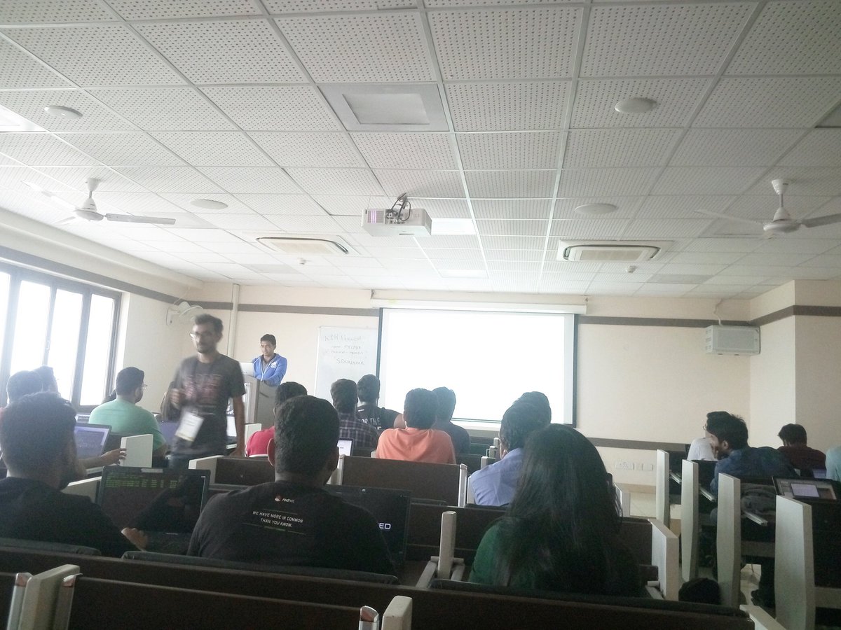 nerdy_k3's tweet image. kubernetes 101 workshop #pyconindia2017 #pyconindia by @neependra at @pyconindia