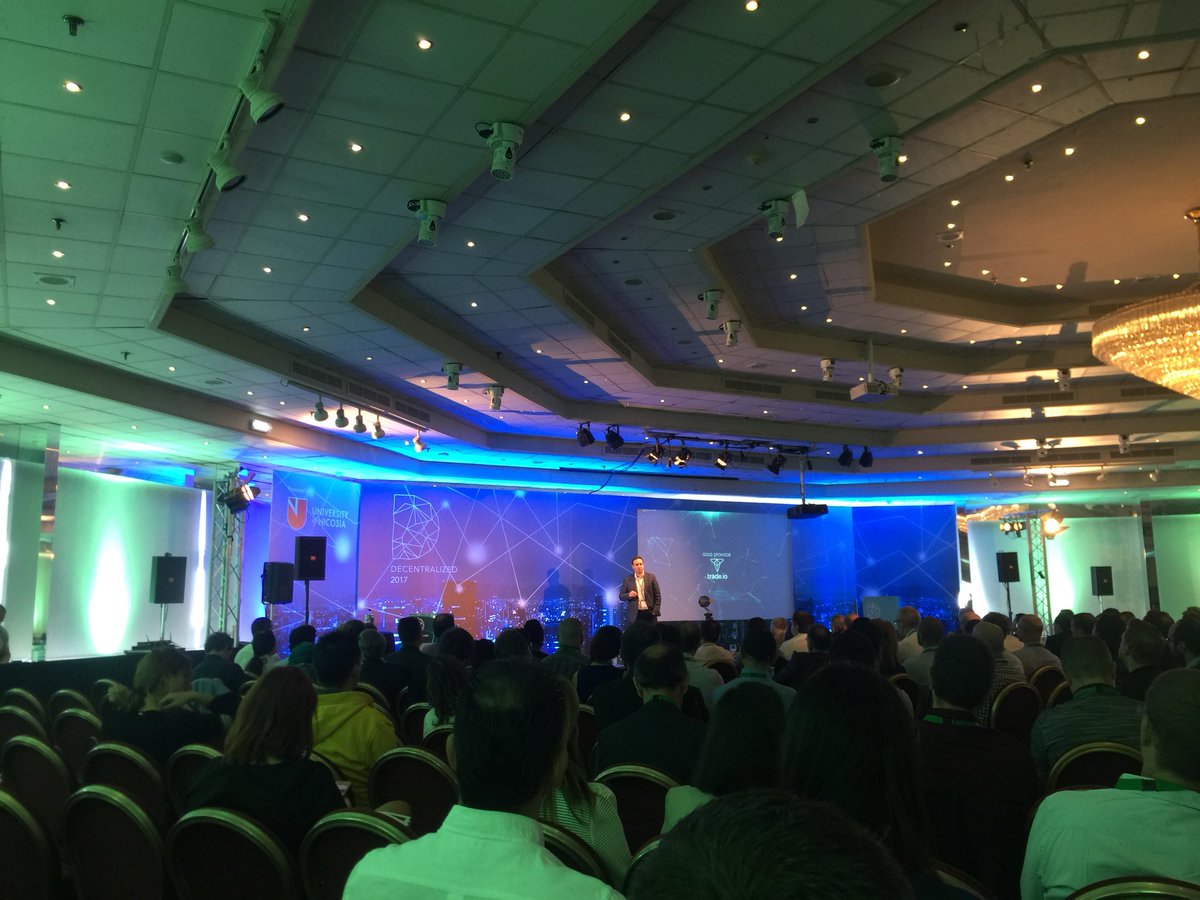 #DECENTRALIZED2017 <a href="/Uni_of_Nicosia/">University Nicosia</a> #blockchains and disruption on all levels