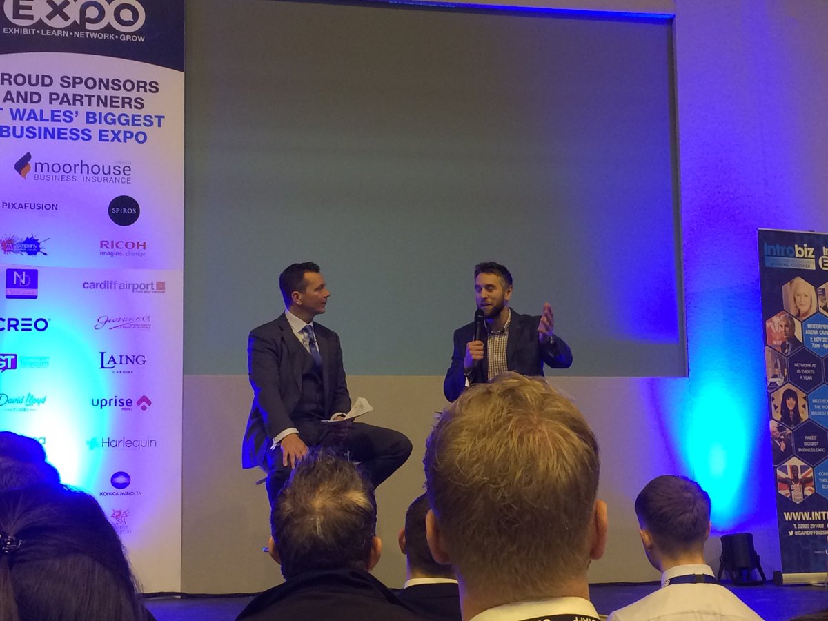 TYFgroup's tweet image. Ryan Jones on #innovation in WRU and not dwelling on what’s happened, embracing challenge and getting people active #IntroBizExpo @introbiz