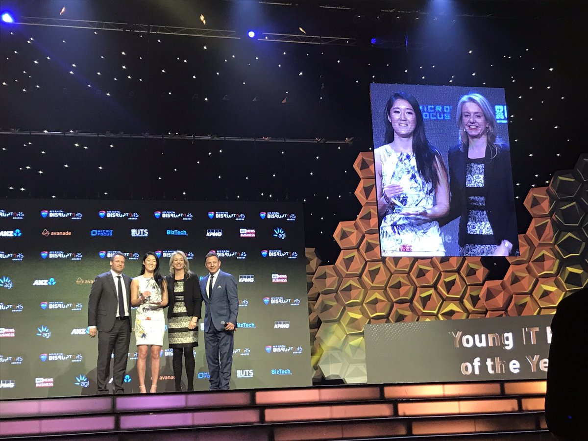 SandyAbr10's tweet photo. Winner! Well deserved Margaret Zou! #disruptors @AvanadeAUS https://t.co/OfzXoC6eUE