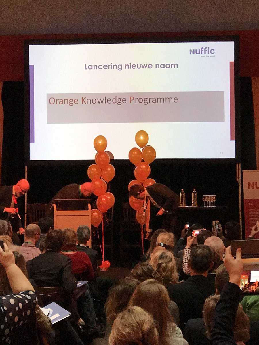 #Nuffic’s new Dutch capacity building programme is named #OrangeKnowledgeProgramme