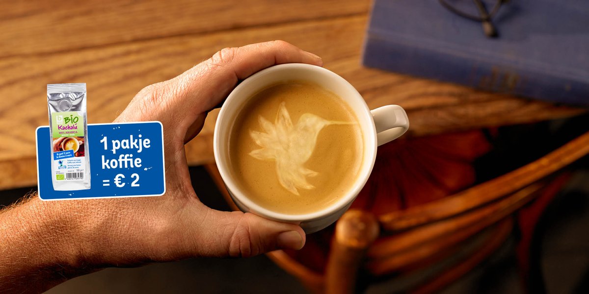 colruytgroup's tweet photo. Koop een pakje Kachalù koffie in de winkels van @colruyt, Bio-Planet en OKay. Zo steun je de jonge koffieboeren: https://t.co/te89Kicd9D! ☕️ https://t.co/CBUXfaPX1k