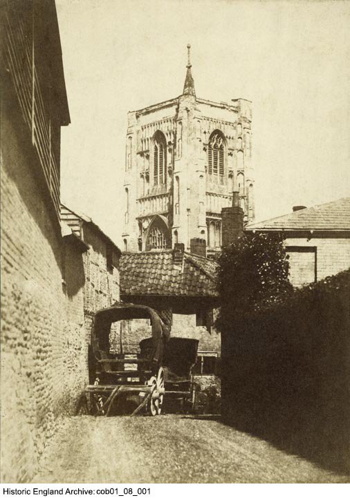 HE_Archive's tweet image. The tower of St Peter Mancroft from The Chantry, #Norwich, c1850.  bit.ly/2z7oK38