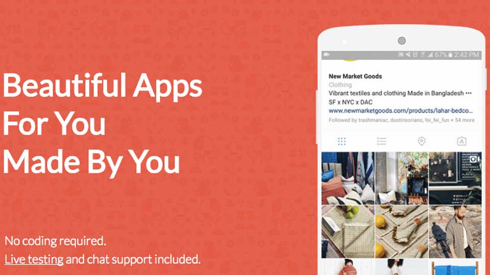 brageddotcom's tweet photo. Getting an app made for your business, Make it yourself.
Try thunkable! https://t.co/AM9gq0YBra
#App #AppDev #MobileApp https://t.co/LIXOTmDZrz