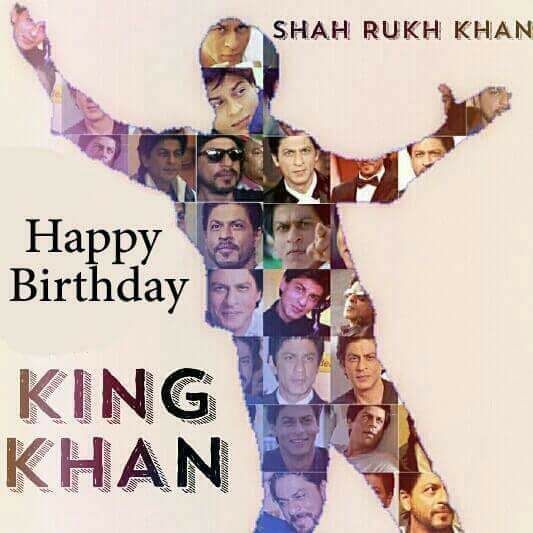  happy birthday Meri jaan one n only king Khan shahrukh khan love u so so so much sir 