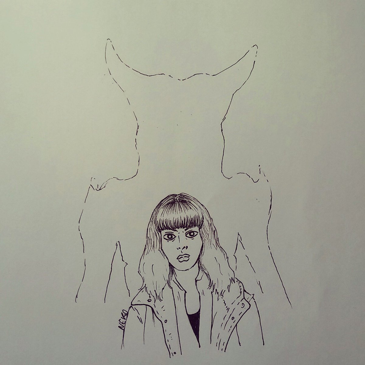 NekoDraws's tweet photo. #art #colossal #colossalmovie https://t.co/ormMtkmyuC